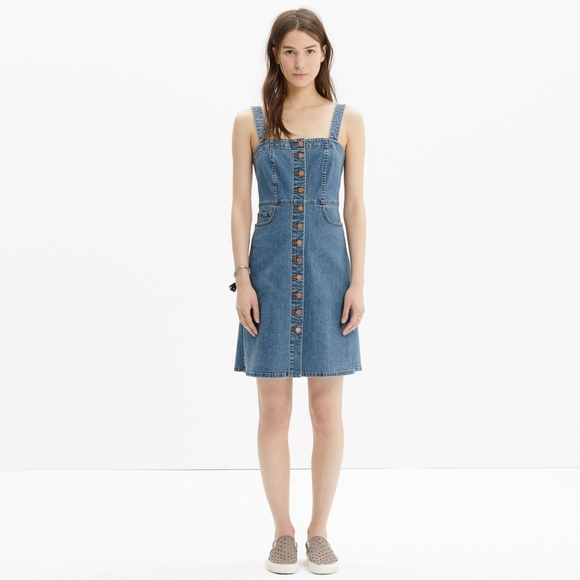 Madewell Denim Overall Dress 